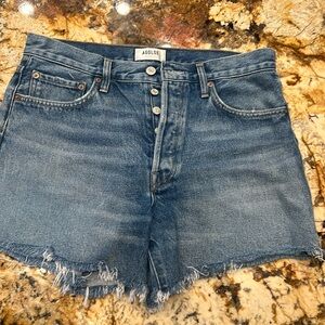 AGOLDE Parker Long Denimn shorts
